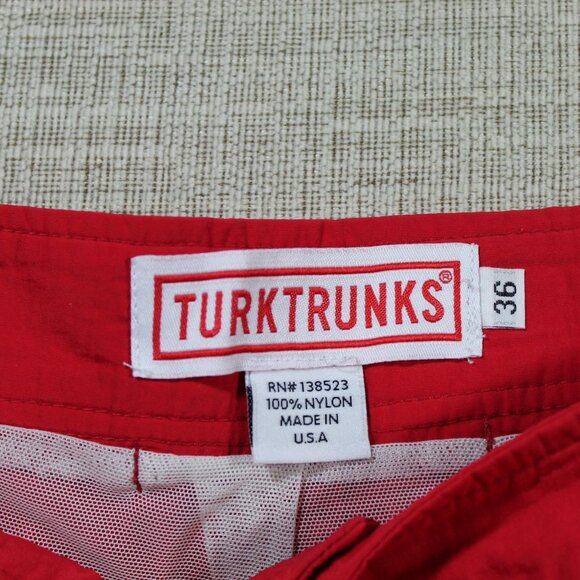Turktrunks Red Swim Shorts - Picture 6 of 6